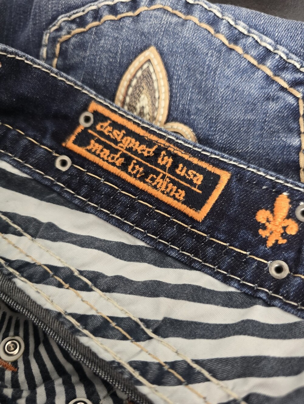 Like New Rock Revival Sorel Capri jeans Size 34 - Picture 5 of 7